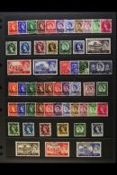 TANGIER 1952-57 COMPLETE USED QEII COLLECTION Presented On A Stock Page, SG 289/342. A Lovely Complete Collection... - Autres & Non Classés