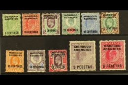 SPANISH CURRENCY 1907-12 KEVII Definitive Set To 6p On 5s, SG 112/22, Fine Mint (11 Stamps) For More Images,... - Other & Unclassified