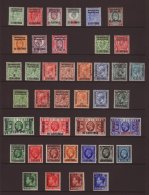 SPANISH CURRENCY 1907-37 MINT & USED COLLECTION, Neatly Presented On A Stock Page. Includes 1907-12 Mint To 1p... - Autres & Non Classés