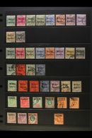 1898-1955 VALUABLE USED COLLECTION Presented On A Trio Of Stock Pages. Includes 1898-1900 Set Plus 20c Bicolour... - Other & Unclassified