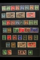 FRENCH CURRENCY 1917-37 COMPLETE USED COLLECTION Presented On A Stock Page, SG 191/230. An Attractive Complete... - Other & Unclassified