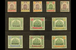 SELANGOR 1895-99 Set To $25 Complete, Overprinted "Specimen", SG 54s/64s, Very Fine Mint. (11 Stamps) For More... - Autres & Non Classés