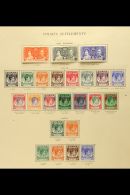 1937-1941 VERY FINE MINT With Coronation Set, Plus Definitives Complete Set Including Additional Dies, SG 275/98.... - Straits Settlements