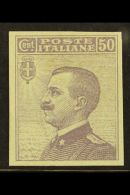 1908 50c Violet, "Michetti", Imperf Proof, Sass P85, Very Fine And Fresh. Cat €350 (£265) For More... - Ohne Zuordnung