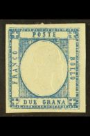 NEAPOLITAN STATES 1861 2gr Blue, Sass 20b, Superb Mint Og. Signed Chivarello. Cat €225 (£170) For More... - Non Classés