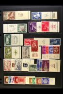 1949-55 Mint Never Hinged Range Of Issues With Tabs, Incl. 1949 Jerusalem, National Flag, Petach Tikva, 1950 UPU,... - Other & Unclassified