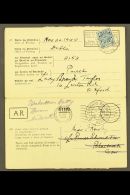 1940 CERTIFICATE OF DELIVERY A Two Part Printed Card For A Long Drawn Out Delivery From Dublin To Oxford, Bearing... - Other & Unclassified