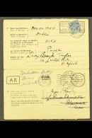 1940 CERTIFICATE OF DELIVERY A Two Part Printed Card For A Long Drawn Out Delivery From Dublin To Oxford, Bearing... - Andere & Zonder Classificatie