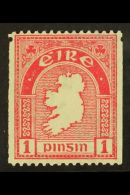 1922-34 1d Carmine PERF 15 X IMPERF (SINGLE PERF) Variety, SG 72b, Very Fine Mint, Fresh. For More Images, Please... - Andere & Zonder Classificatie