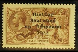 1922 2s6d Reddish Brown "Sea Horse" With Dollard Overprint, SG 18, Never Hinged Mint. For More Images, Please... - Autres & Non Classés