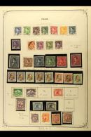 1933-74 EXTENSIVE COLLECTION ALL DIFFERENT, Mint Or Used Ranges On Printed Pages. A Wealth Of Complete Definitive... - Iraq