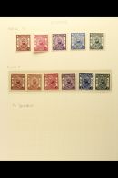 BIJAWAR 1935-36 Fine Mint Collection With 1935 Perf 11 Set Mint, 1936 Roul 7 Set Mint (with Additional 3p Shade),... - Otros & Sin Clasificación