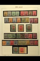 JIND 1885-1937 Mint And Used Collection On Album Pages, Includes 1886-99 Range To 12a Mint, 1903-09 Range To 4a... - Other & Unclassified