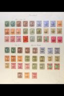 FARIDKOT 1887-1900 MINT COLLECTION With Shades On A Page, Inc 1887-1900 Set Inc 6a Olive-bistre, 8a (x3) & 1r... - Other & Unclassified