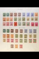 FARIDKOT 1887-1900 MINT COLLECTION With Shades On A Page, Inc 1887-1900 Set Inc 6a Olive-bistre, 8a (x3) & 1r... - Andere & Zonder Classificatie