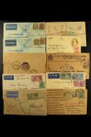 1880's-1985 Covers & Cards Hoard, Inc Airmail & Registered Items, Multiple Frankings, Various Postal... - Other & Unclassified