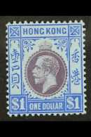 1912 $1 Purple And Blue / Blue, SG 112, Very Fine Lightly Hinged Mint. For More Images, Please Visit... - Andere & Zonder Classificatie