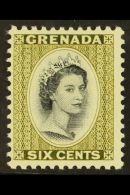 1964 6c Black And Olive Green, Wmk St Edwards Crown, SG 218, Very Fine Mint. For More Images, Please Visit... - Granada (...-1974)