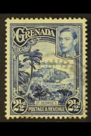 1938 2½d Bright Blue, Geo VI, Variety "perf 12½ X 13½", SG 157a, Very Fine Used. For More... - Grenada (...-1974)