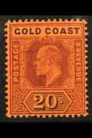 1902 20s Purple & Red/black, SG 48, Very Fine Mint For More Images, Please Visit... - Goudkust (...-1957)