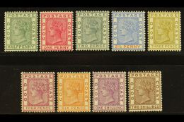 1884-91 Complete Set, SG 11/19a, Very Fine Mint, Fresh. (9 Stamps) For More Images, Please Visit... - Goldküste (...-1957)