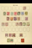 1876-1935 ALL DIFFERENT COLLECTION On Imperial Printed Album Pages, Includes 1884-91 Values To 1s And 2s Used,... - Gold Coast (...-1957)