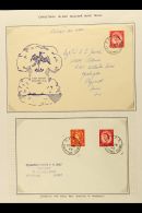 CHRISTMAS ISLAND NUCLEAR BOMB TRIALS 1956-60 Group Of Covers, Bearing GB Wilding Stamps Cancelled By Field Post... - Isole Gilbert Ed Ellice (...-1979)