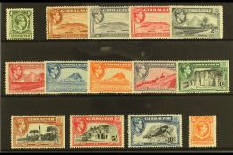 1938-51 Pictorial Definitive Set, SG 121/31, Used, Some Minor Imperfections (14 Stamp) For More Images, Please... - Gibraltar