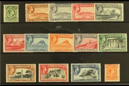 1938-51 Pictorial Definitive Set, SG 121/31, Used, Some Minor Imperfections (14 Stamp) For More Images, Please... - Gibilterra