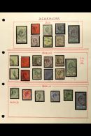 1903-1911 USED COLLECTION In Hingeless Mounts On A Page, ALL DIFFERENT, Inc 1903 Set To 2s & 8s (light... - Gibilterra