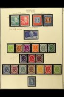 1949-1953 COMPLETE FINE MINT COLLECTION In Hingeless Mounts On Leaves, All Different, Some Are Never Hinged, Inc... - Sonstige & Ohne Zuordnung