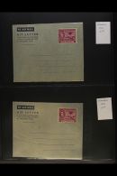 AEROGRAMMES 1949-1995 FINE MINT COLLECTION On Stock Pages, Different Postal Stationery Air Letters, Complete For... - Gambia (...-1964)