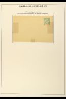 STE MARIE De MADAGASCAR 1894 MINT POSTAL STATIONERY COLLECTION Includes Envelopes In 5c, 15c & 25c Values... - Autres & Non Classés