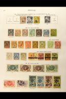SENEGAL 1887 - 1935 Fine Used Collection With 1887 "10" On 4c Brown, "15" On 20c Brick On Green, 1892 Tablet Set... - Sonstige & Ohne Zuordnung