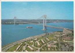 50553- NEW YORK CITY- VERRAZANO NARROWS BRIDGE, SHIP, PANORAMA - Ponts & Tunnels