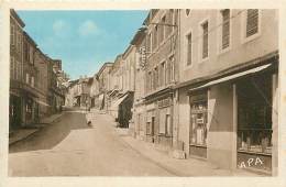 -depts Div -ref LL333- Tarn Et Garonne -  Monclar De Quercy - Grande Rue - Magasin - Magasins - Carte Bon Etat - - Montclar De Quercy