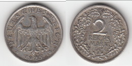 **** ALLEMAGNE - GERMANY - WEIMAR REPUBLIC - 2 REICHSMARK 1925 A - ARGENT - SILVER **** EN ACHAT IMMEDIAT - 2 Reichsmark
