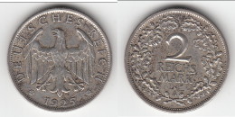 **** ALLEMAGNE - GERMANY - WEIMAR REPUBLIC - 2 REICHSMARK 1925 A - ARGENT - SILVER **** EN ACHAT IMMEDIAT - 2 Reichsmark