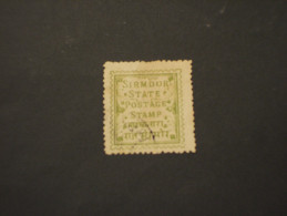 SIRMOOR - 1879/80 Scritte  1 Pa. - TIMBRATO/USED - Sirmoor