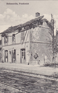 Carte Postale, Ruines De La Gare, Guerre 14-18, Betheniville - Bétheniville