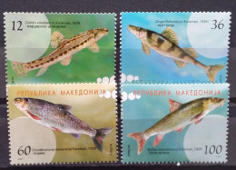 Macedonia, 2007, Mi: 421/24 (MNH) - Fishes