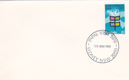 Australia 1970 PM 342 Papal Visit Souvenir Cover - Poststempel