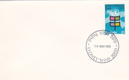 Australia 1970 PM 342 Papal Visit Souvenir Cover - Marcophilie