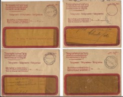 Suisse, 4 Télégrammes, La Chaux-de-Fonds" (2x1925, 34 Et 35) - Télégraphe