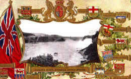 WHIRLPOOL RAPIDS BELOW NIAGARA FALLS / CLIFTON HOTEL / RARE ET TRES BELLE CARTE SOUVENIR  / 1920 - Cataratas Del Niágara