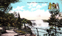 NIAGARA FALLS FROM HENNEPIN S POINT / CIRC 1920 - Niagara Falls