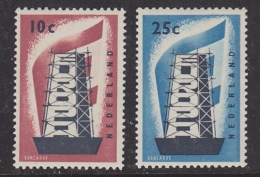 Europa Cept 1956 Netherlands 2v ** Mnh (32800) - 1956