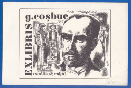 Ex-libris; Modalca Mihai 1978; George Cosbuc; 150x120 Mm; Bild1 - Ex-libris