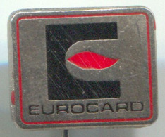 EUROCARD - Vintage Pin, Badge, Abzeichen - Banken