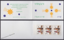 Czech Republic - Tcheque 1996 Yvert C129 Christmas - Booklet -  MNH - Unused Stamps